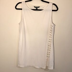 LAUREN Ralph Lauren Sleeveless Jewel Neck Top